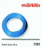 MÄRKLIN 7101, KABEL BLAU 0,19² x 10m