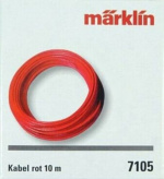 MÄRKLIN 7105, KABEL ROT 0,19² x 10m