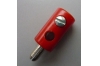 MODELLBAHN STECKER 2,6mm ROT- 10 Stück