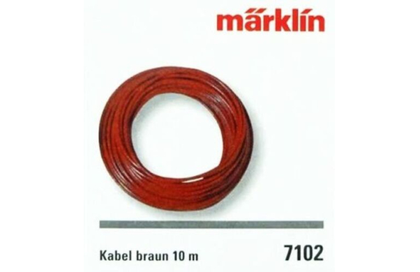 MÄRKLIN 7102, KABEL BRAUN 0,19² x 10m